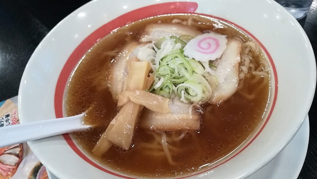 幸楽苑の中華そば減塩はあっさりしておいしい!