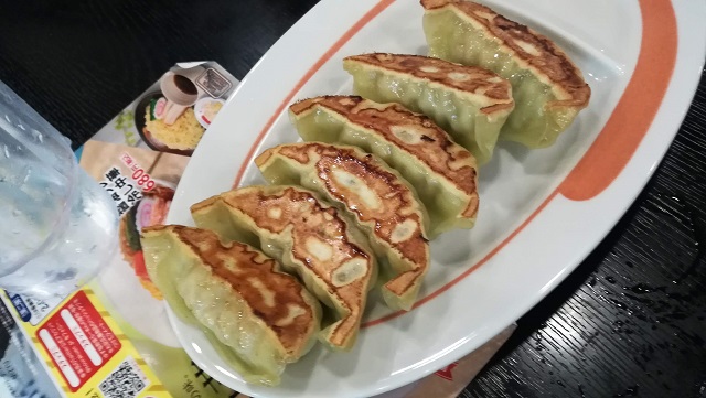 幸楽苑のベジタブル餃子はヘルシー!
