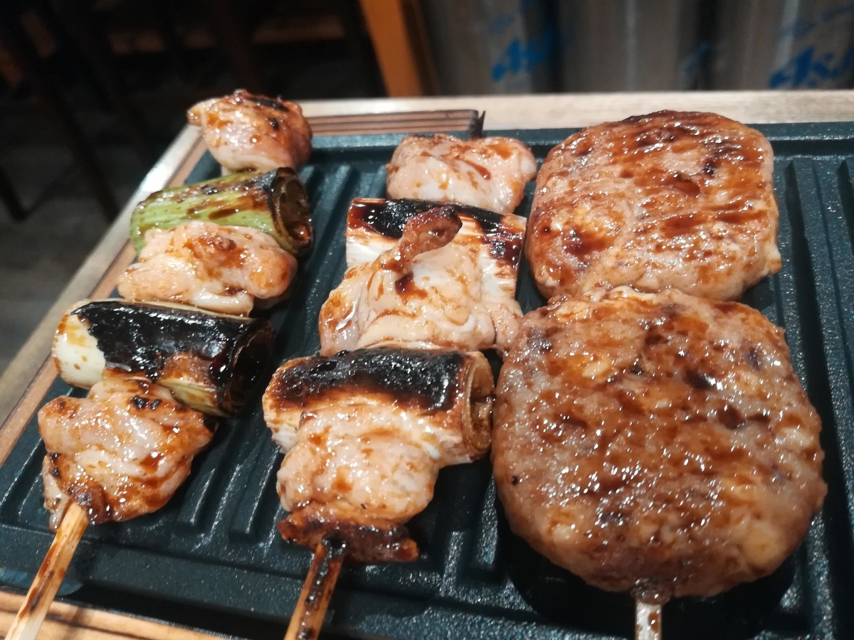 やきとりでビールは最高!