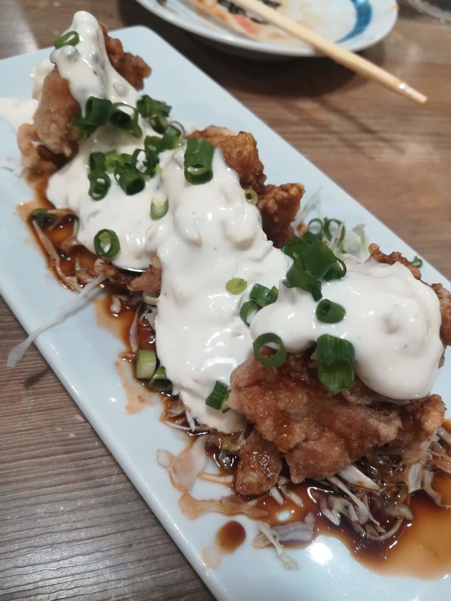 やきとりの扇屋のチキン南蛮もグッドです!