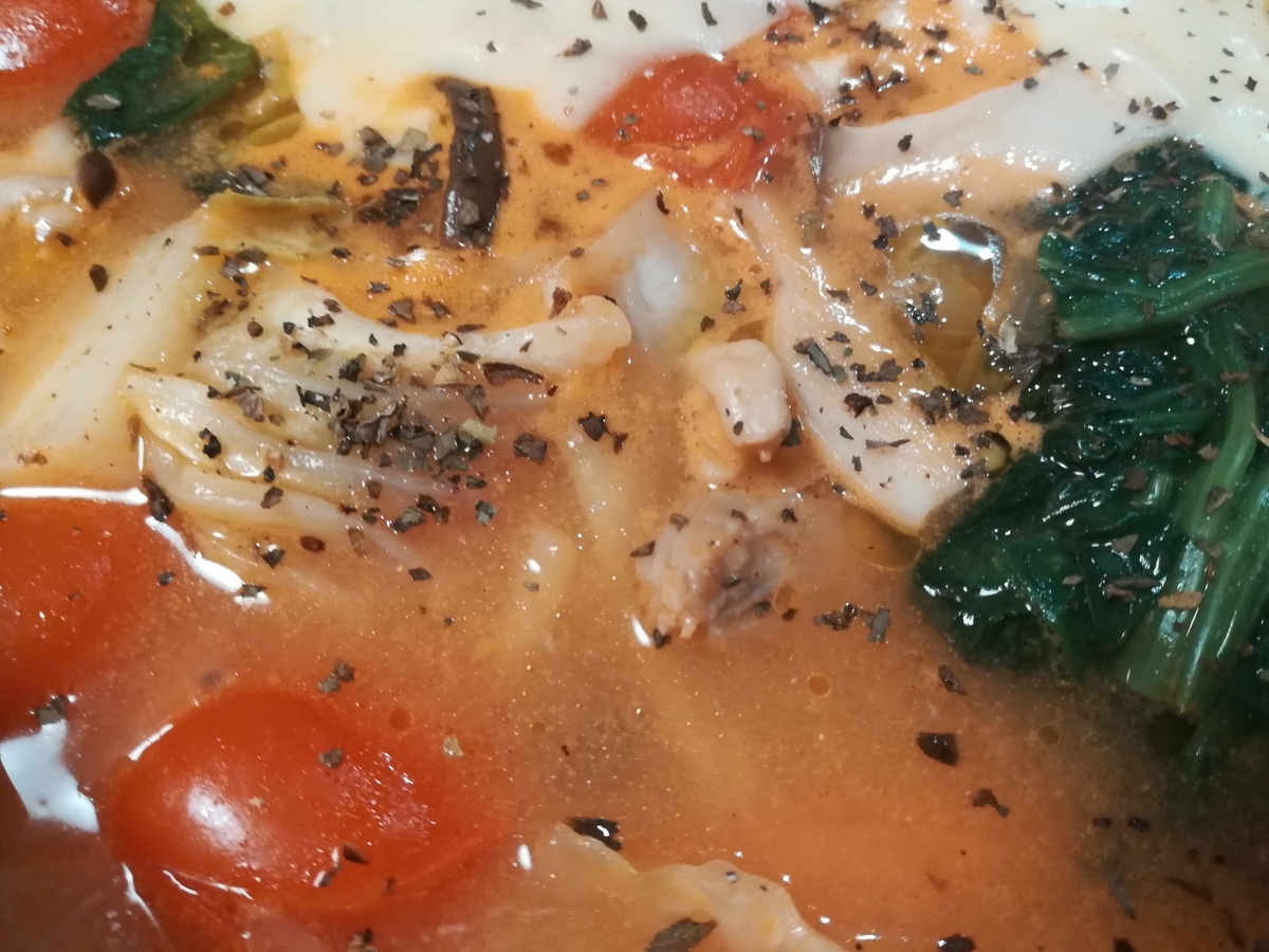 ダイショーのトマトチーズ鍋スープで野菜をたっぷり食べよう!