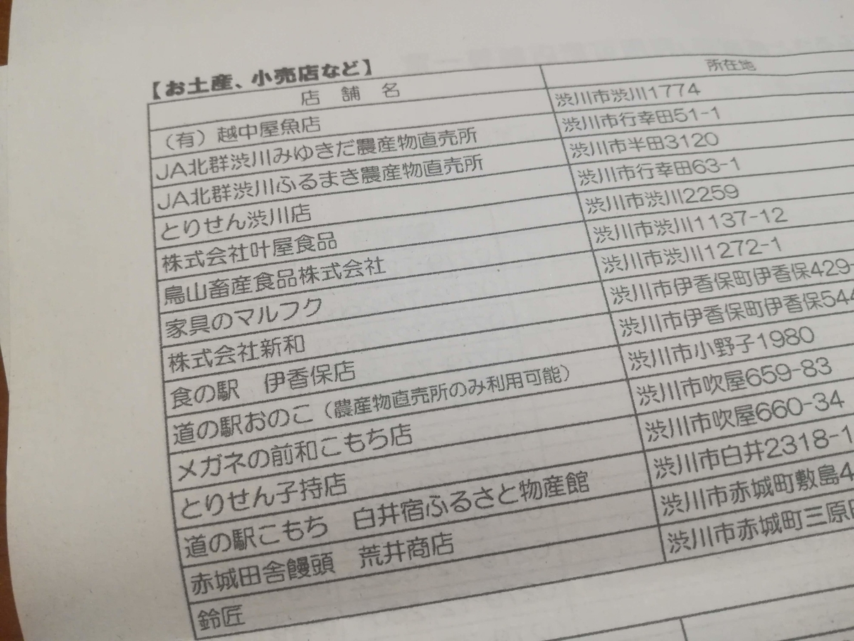 地元のスーパーなどでも使えるので便利ですね!
