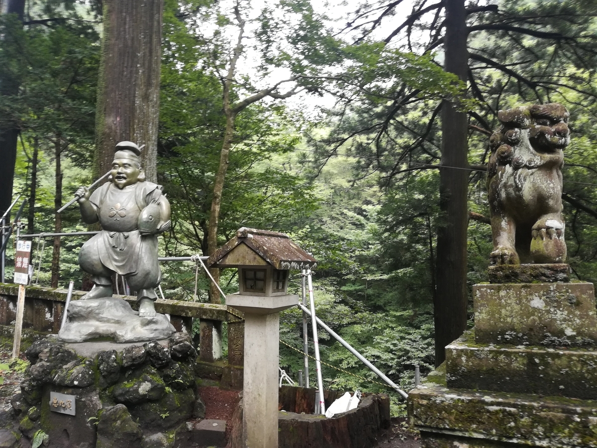 榛名神社参道の恵比寿様