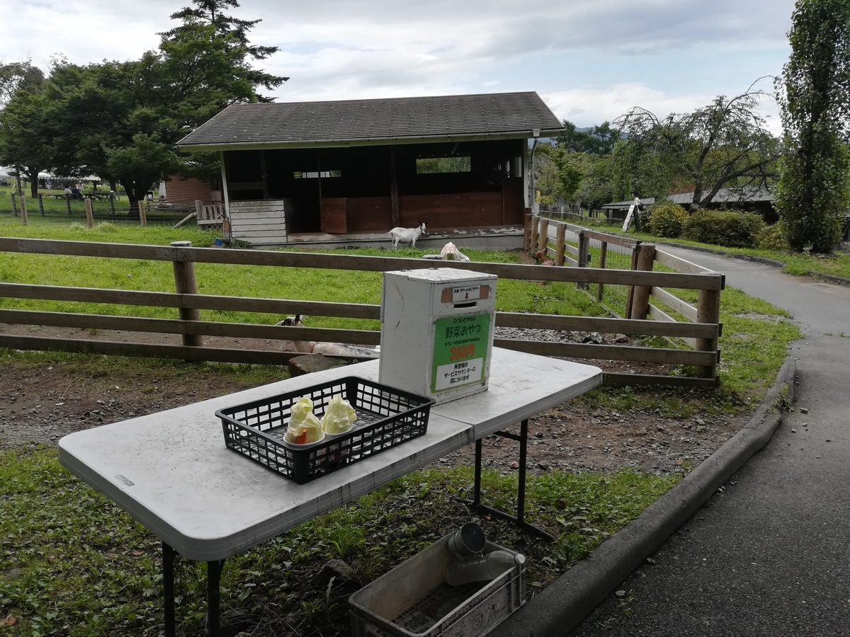 エサやりは300円で自由にできます