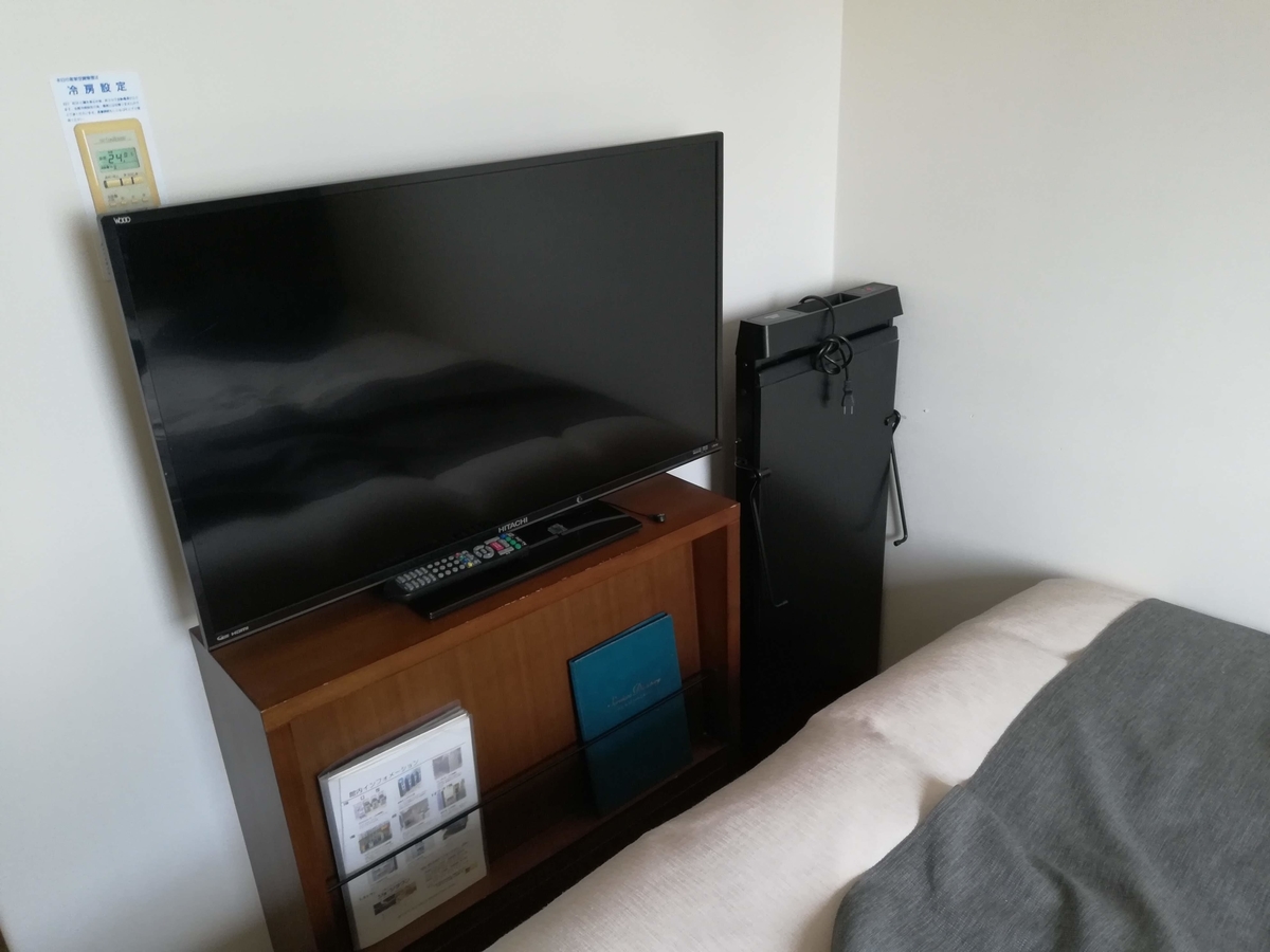 スーペリア禁煙ダブルルームには大きなテレビがあります