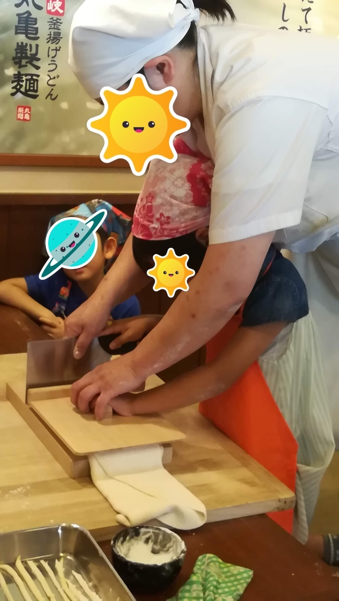 讃岐うどんの太さに上手に切れるかな?