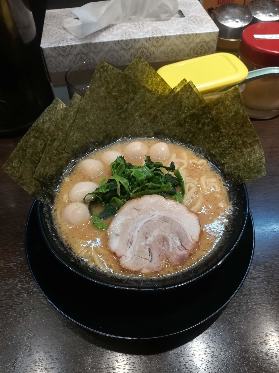 のりとうずらの卵をトッピングしてみました!