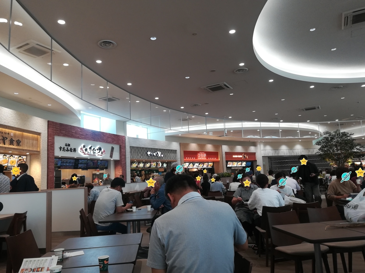 パサール蓮田のフードコートはオススメですよ！