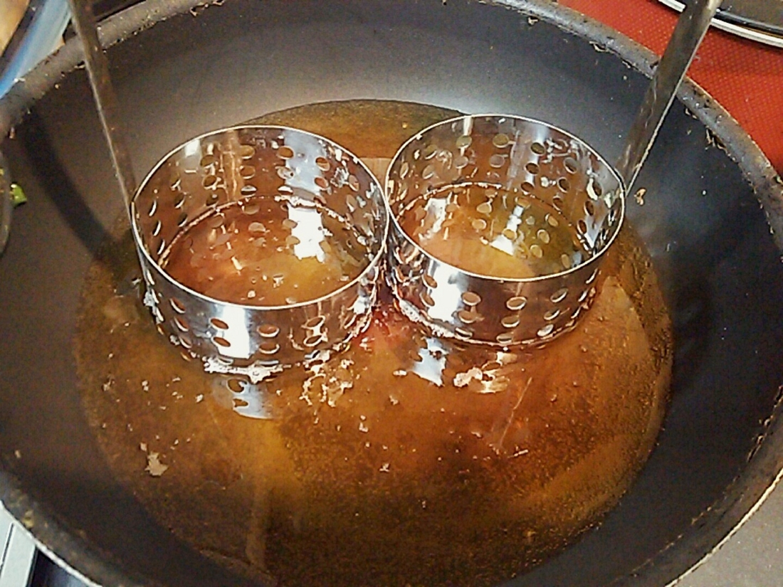 レシピ ダイソーのかき揚げリングで簡単かき揚げ 今日のごはんは何にしようかな