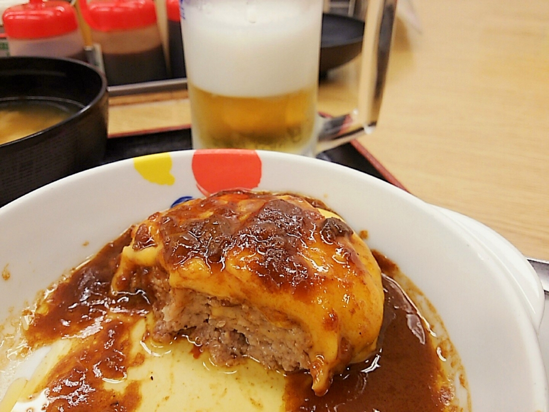 チーズハンバーグ