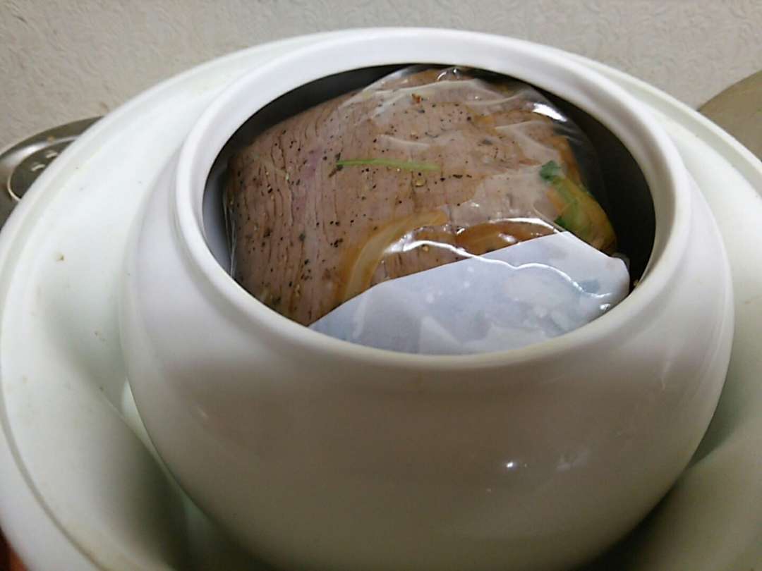 ヨーグルトメーカーで低温調理