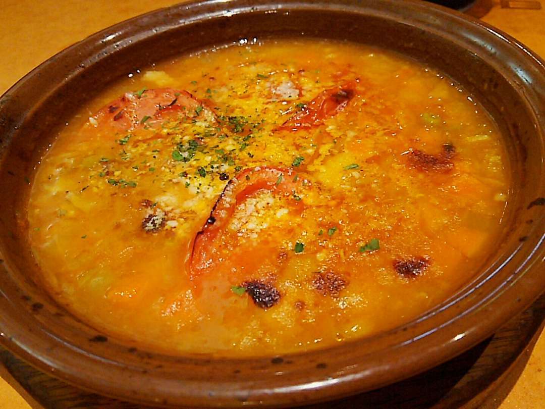 たっぷり野菜のミネストローネ