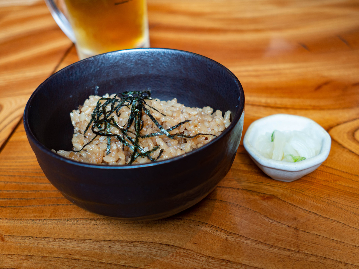 鶏飯（たぶん「とりめし」）の写真
