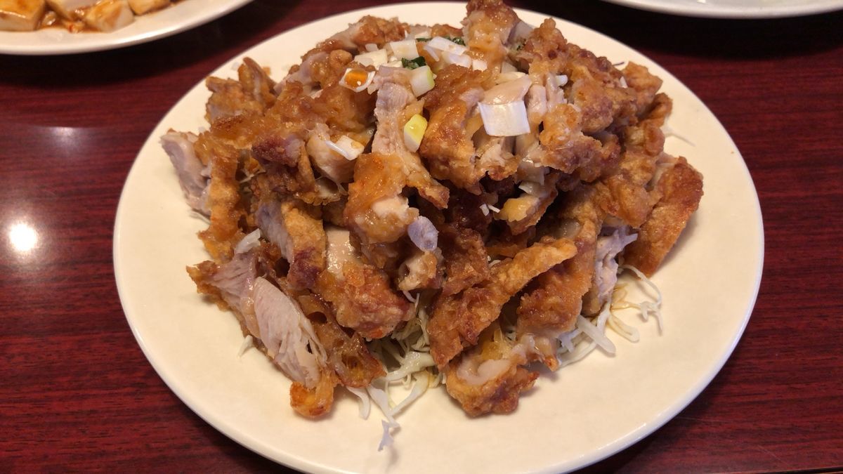 若鶏の香味ソース掛け