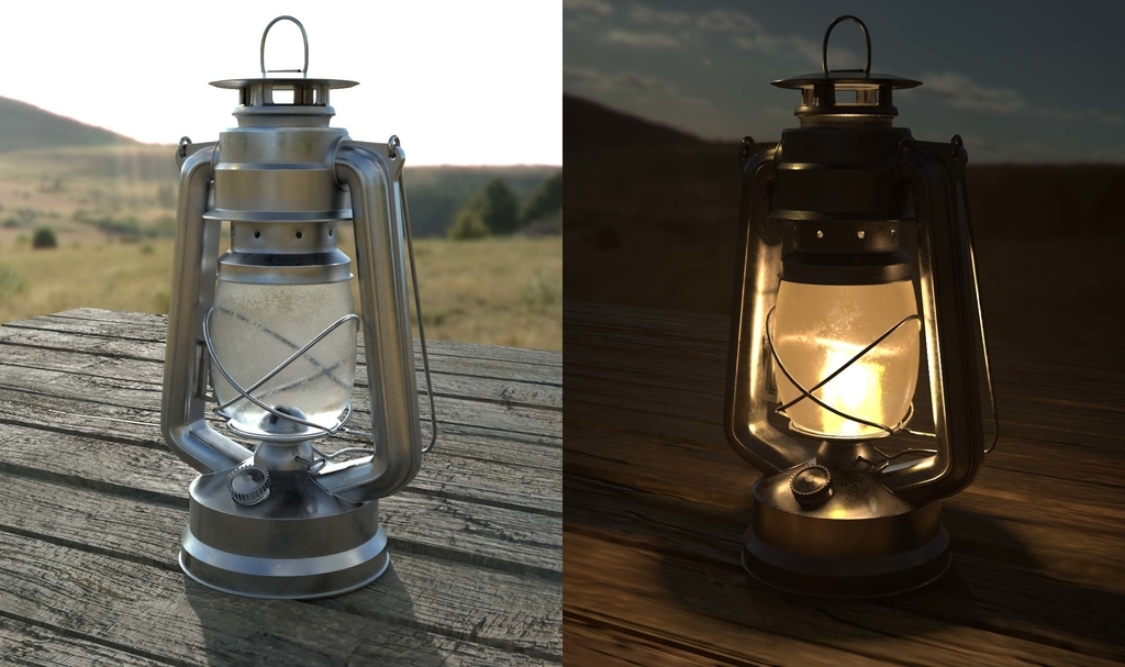 Substance Painter】ランタンにテクスチャをつけてみる u2013 奮闘記8