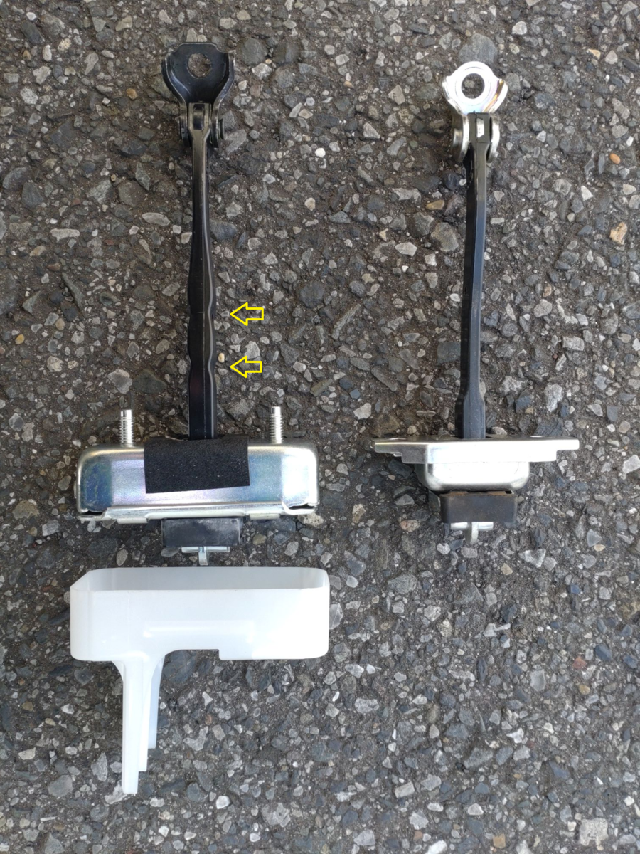 ハイエース　ドアチェッカー 68620-58030 (68620)Fドアチェック 1個 トヨタ 【通販モノタロウ】