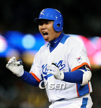 韓国代表 ユニフォーム マジェスティック WBC korea 2009 野球4X 3月9