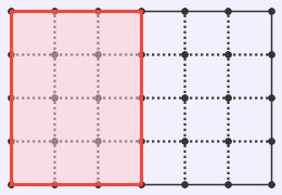 半分の面積の図形を描く わさっきhb