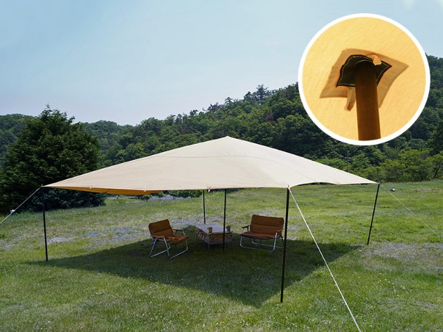 DODハイパームテキポール2本セット DOD HYPER MUTEKI タープポール2