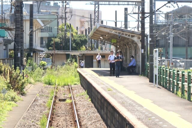 鶴見線終点扇町駅にて - 鉄道好きなんですよね!いくつになっても・・