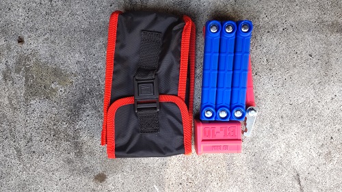 レッドバロン BL-10 盗難防止装置 黒/赤 レッドバロン 盗難防止装置 ロック 盗難防止装置「BL-10