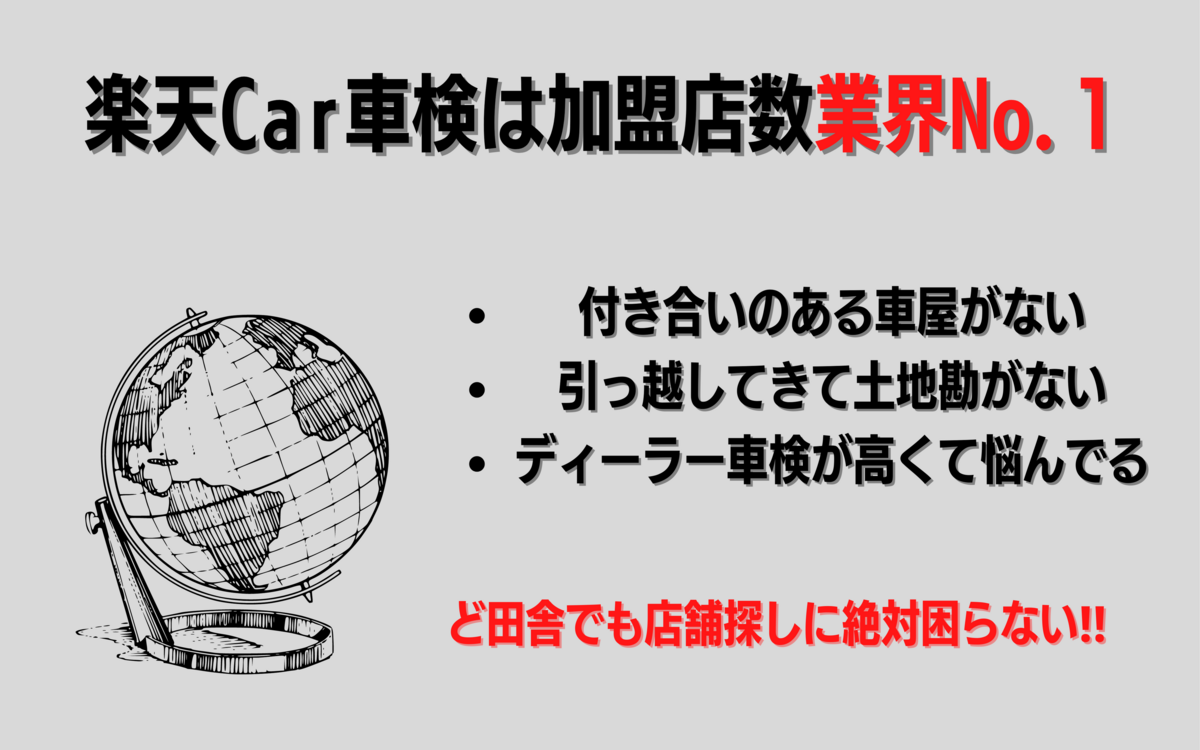 楽天Car車検　加盟店　近く