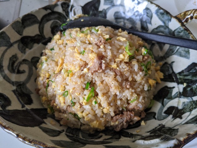 日記 パラパラチャーハンとビーフシチュー 失敗 とジューシーチキンカツ おうちごはん 食べて飲んで走ってこいで