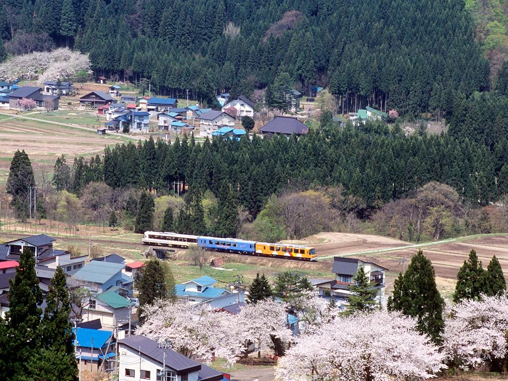 080429阿仁松森スキー場より