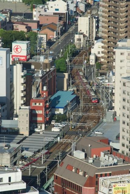 090822 各務原線岐阜駅を俯瞰