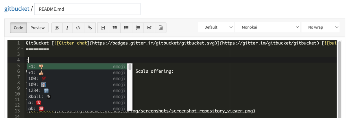GitBucket 4.46.0をリリースしました - たけぞう瀕死ブログ