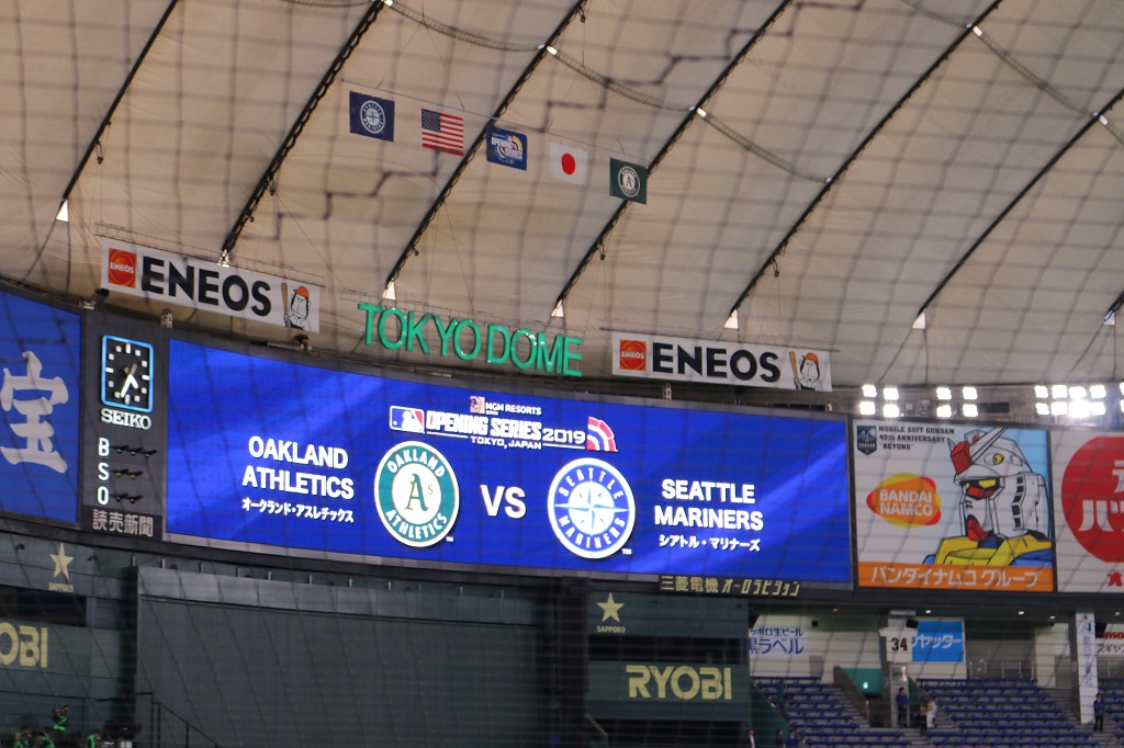 MLB開幕戦2019（アスレチックスvsマリナーズ）を見てきた