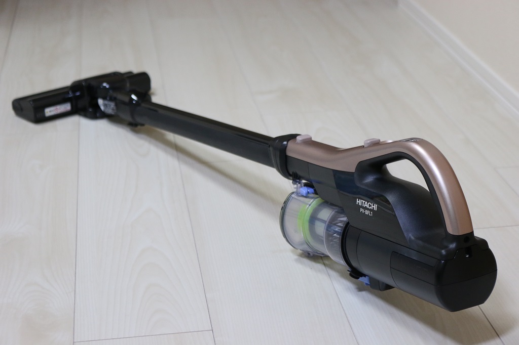 日立 - 美品！日立 ラクかるスティッコードレス掃除機 パールピンクPV-BFL1 強力パワーのコードレス スティッククリーナー「ラクかる