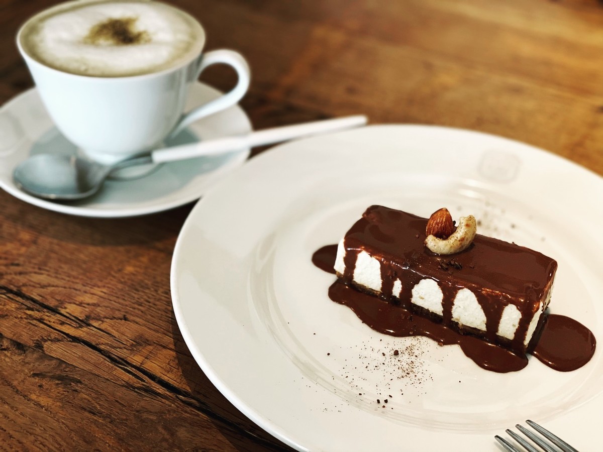 ショコラチーズケーキ ほうじ茶ラテ(ホット)