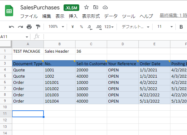 Edit in Google Spreadsheet