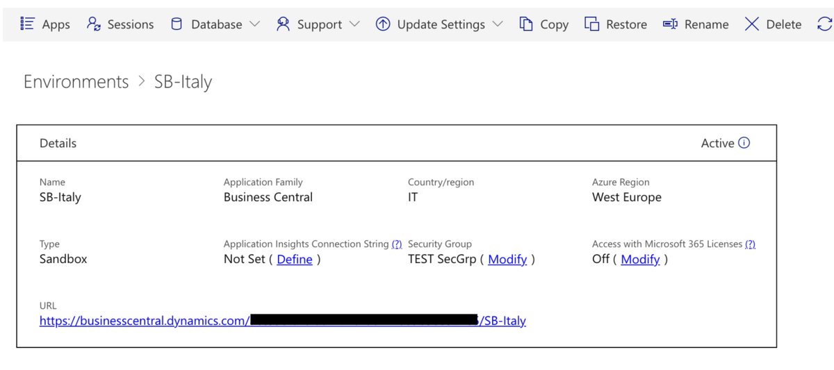 Security GroupにTESTSecGrpを設定