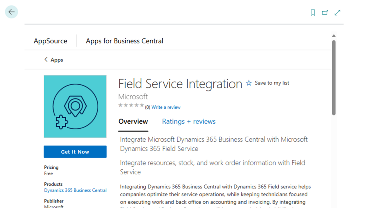 Field Service Integration