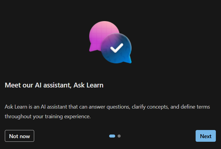 マイクロソフトトレーニングのAsk LearnでAIサポート - My days of...