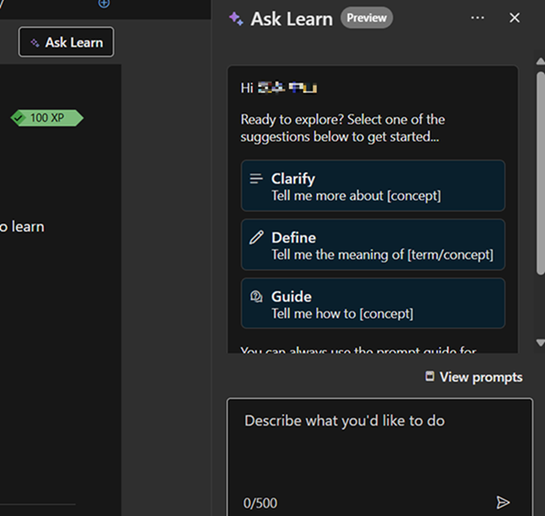 マイクロソフトトレーニングのAsk LearnでAIサポート - My days of...