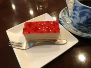 さとうデイサービスでいただいたケーキ