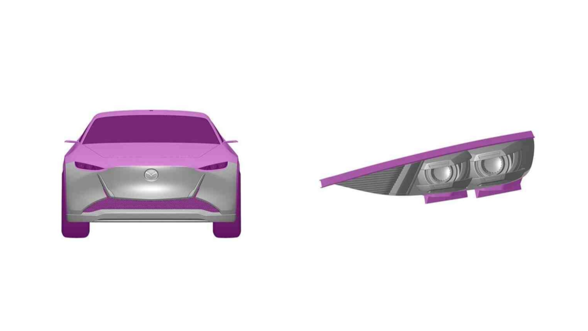 VISION X-COUPE」のフロントバンパー/ヘッドライトに関するマツダの