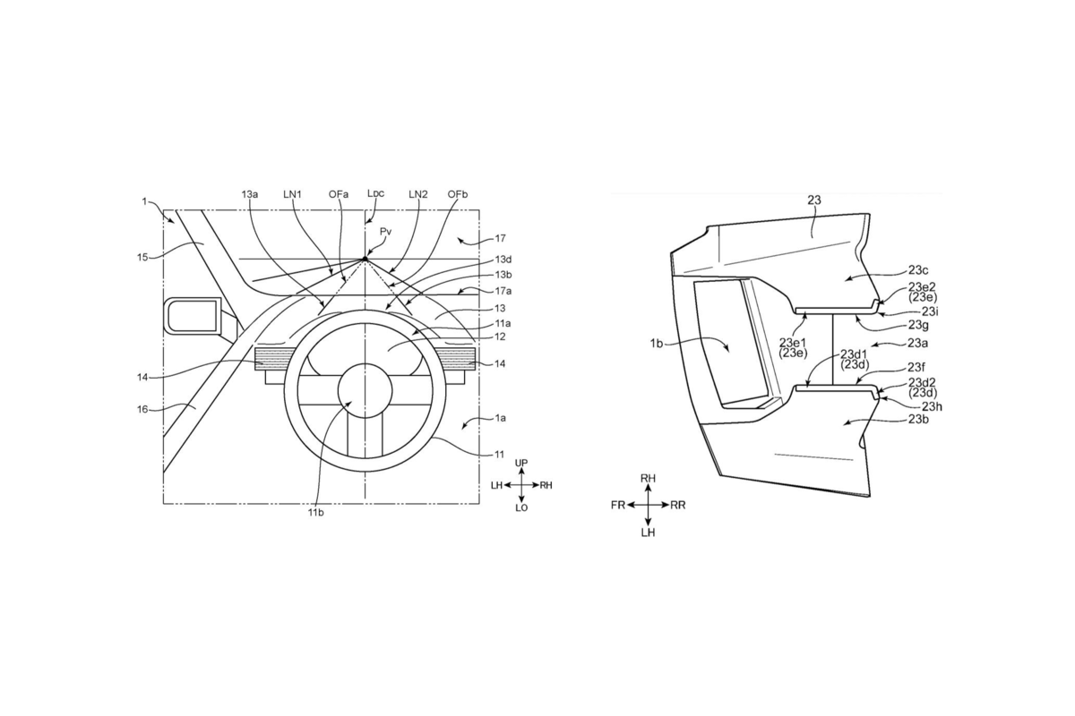 マツダが「既存車種とは異なるデザインのメーターフード」に関する特許