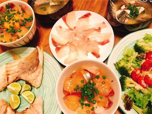 晩御飯,シマアジ 晩御飯,シマアジ