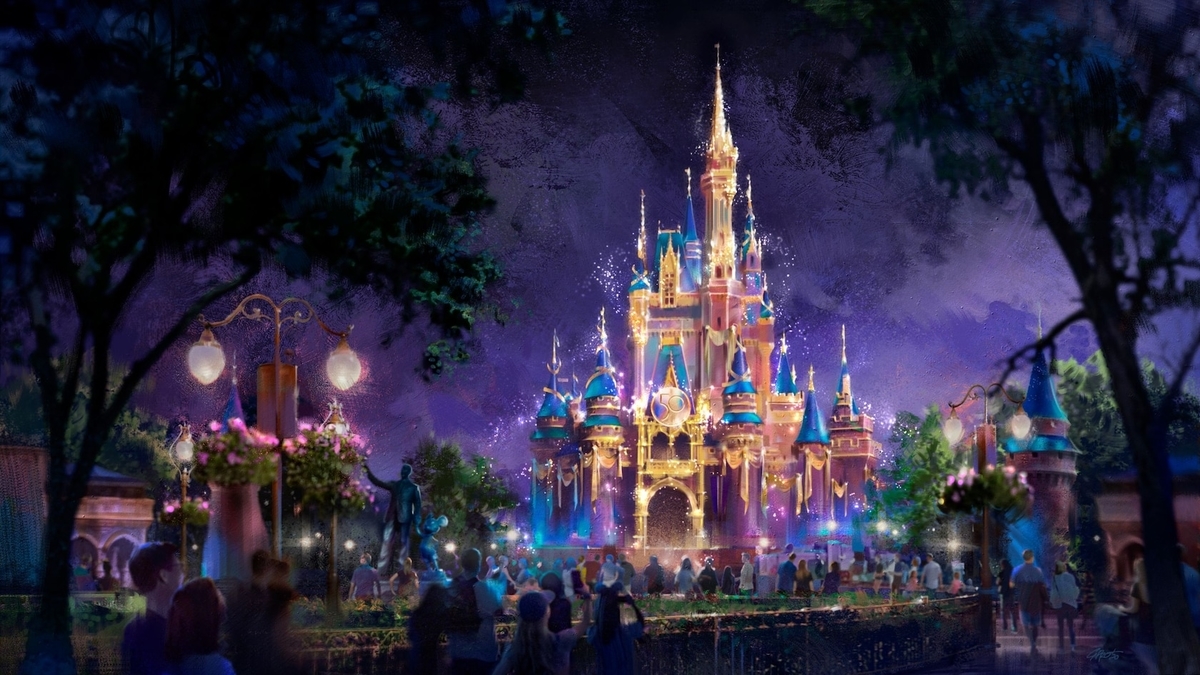 希少　ウォルトディズニー額縁　ビルディングアビルディング WDW50周年新ナイトエンターテイメントなど発表 - takubloの日記