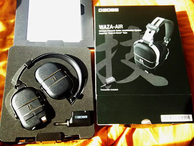 ギター BOSS WAZA AIR Amazon.com: BOSS WAZA-AIR Bass Guitar Wireless Headphone