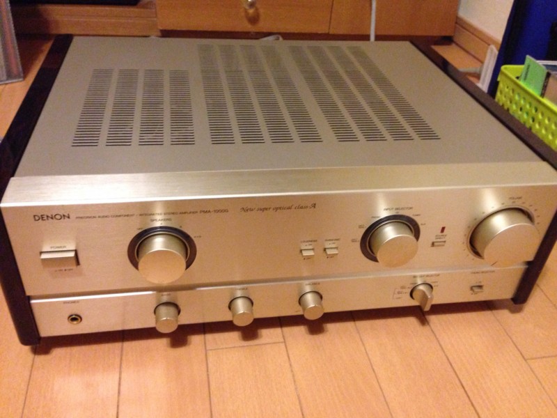 DENONのプリメインアンプ、PMA-1000G購入しました！！！ - M