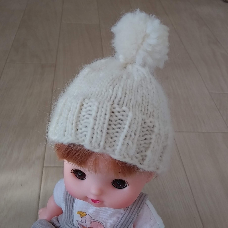 ぽぽちゃん（ネネちゃん）のニット帽 ちょっと本気 - 手作り好き！の子育て