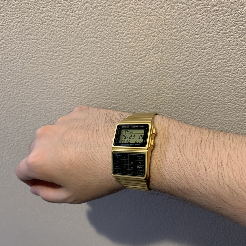カシオ データバンク ゴールド CASIO