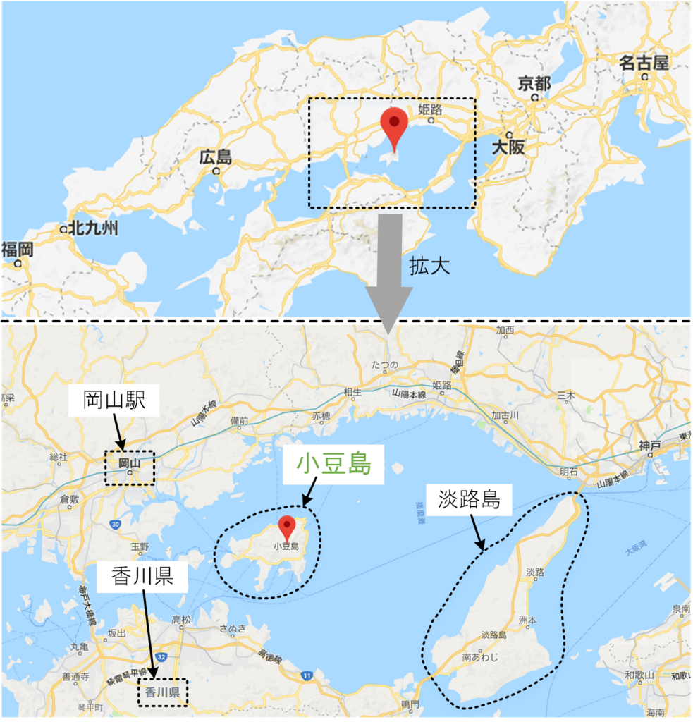 小豆島 周辺MAP f:id:tamHTN:20180603145718p:plain