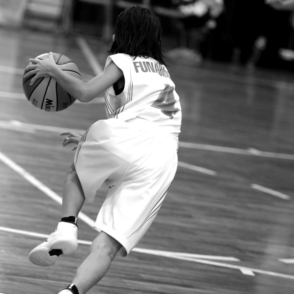 EOS 80D + sigma 50-100mm F1.8で撮影したミニバスケットボール写真 Basketball Photo