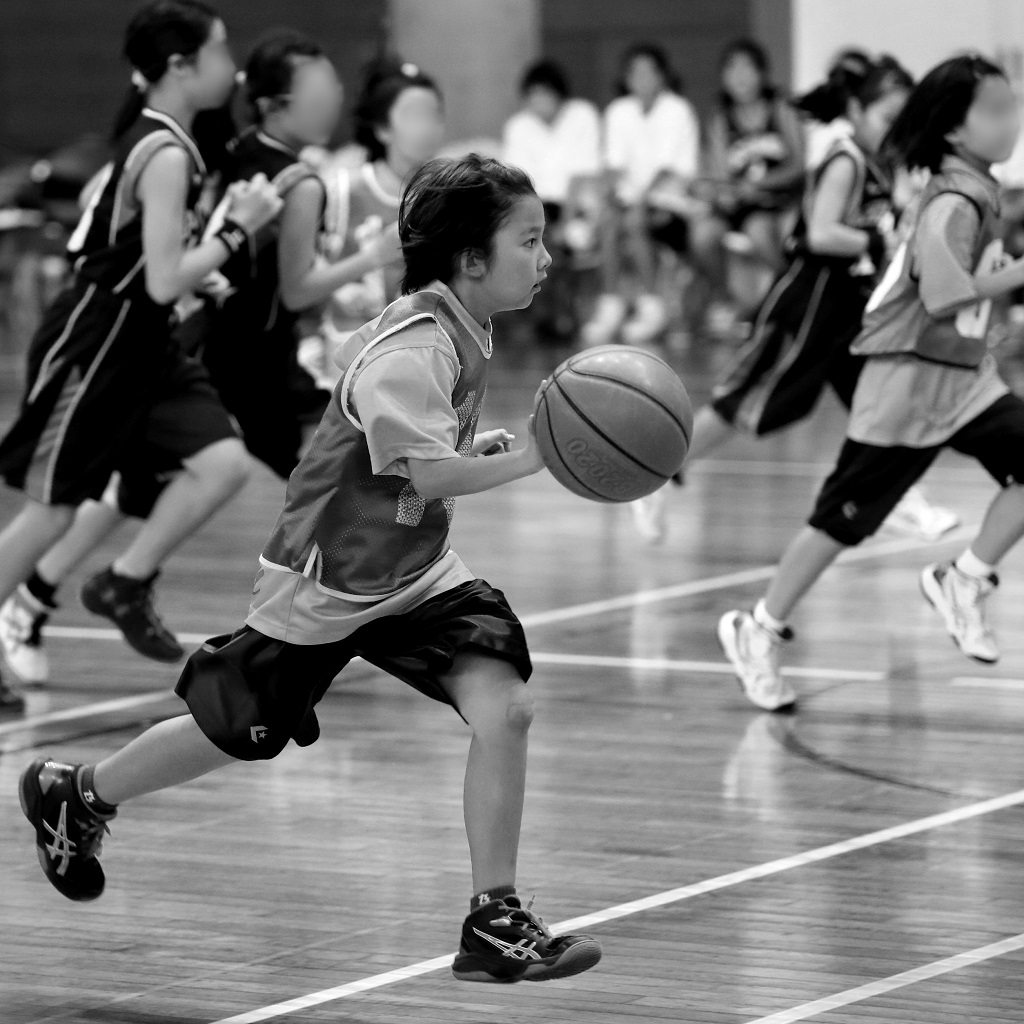 EOS 80D + sigma 50-100mm F1.8で撮影したミニバスケットボール写真 Basketball Photo